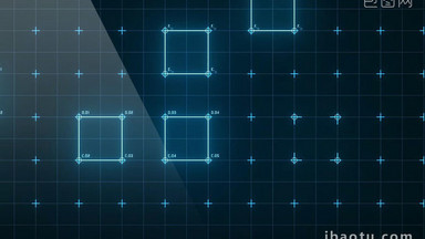 BT12款网络网格正面动态叠加元素