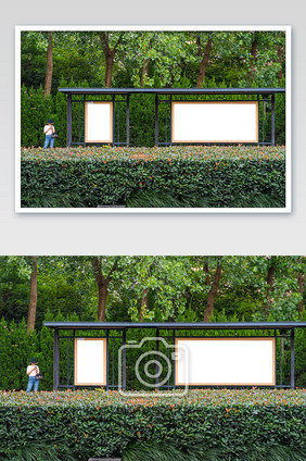 户外广告牌公交基础建设空白广告牌海报牌
