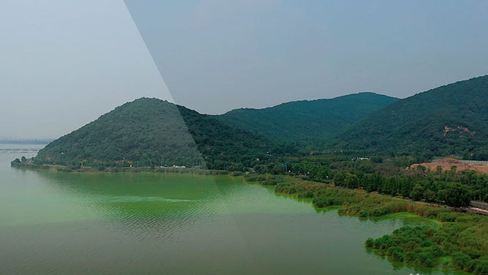 无锡拈花湾梵天花海马山国家风景名胜区航拍