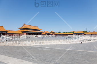 北京故宫博物院太和门图片-包图网企业站