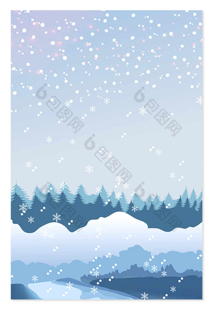 冬季下雪雪花 背景下载 包图网