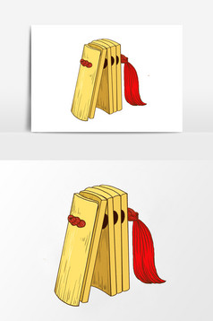 简笔画快板竹板
