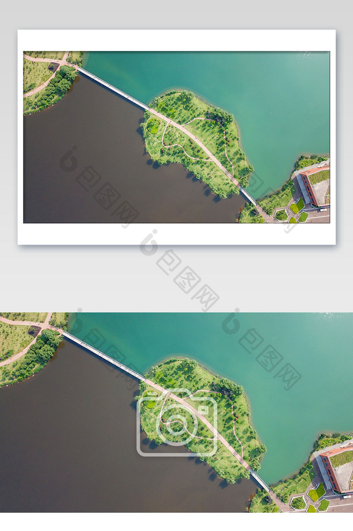 湖南长沙西湖公园湖水小提琴摄影图
