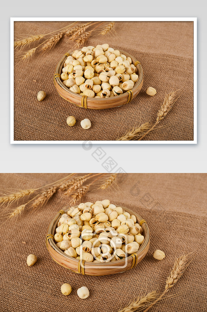 黄色玉米五谷杂粮天然营养篮子美食摄影图片图片