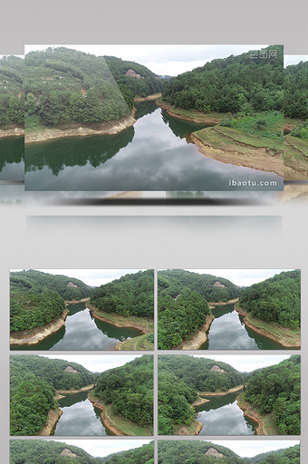 湖泊风景视频航拍图片