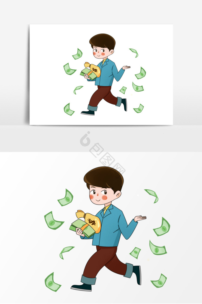撒钱图片-撒钱素材免费下载-包图网