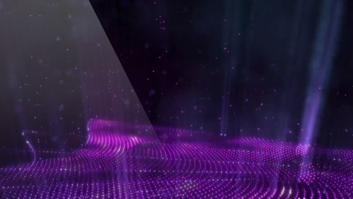 紫色运动背景粒子光线烟雾氛围4K视频素材