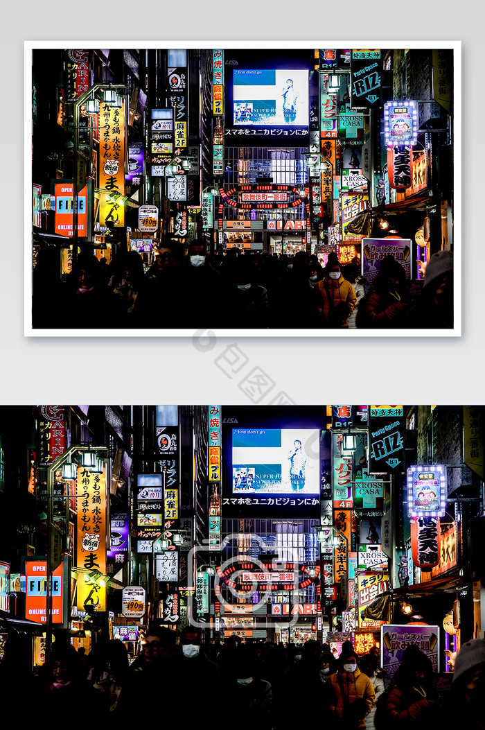 日本东京歌舞伎町一番街摄影图片图片