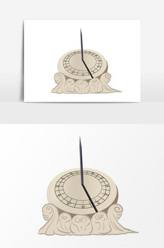 包图 日晷 >古代计时日晷卡通创意元素 所属分类:广告设计 文件格式