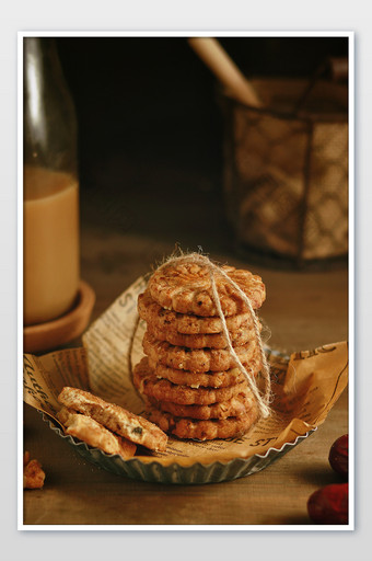 纤维五谷代餐饼干图片