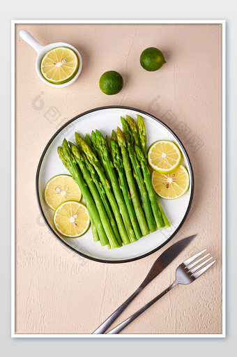 绿色芦笋蔬菜天然新鲜健康自然美食摄影图片