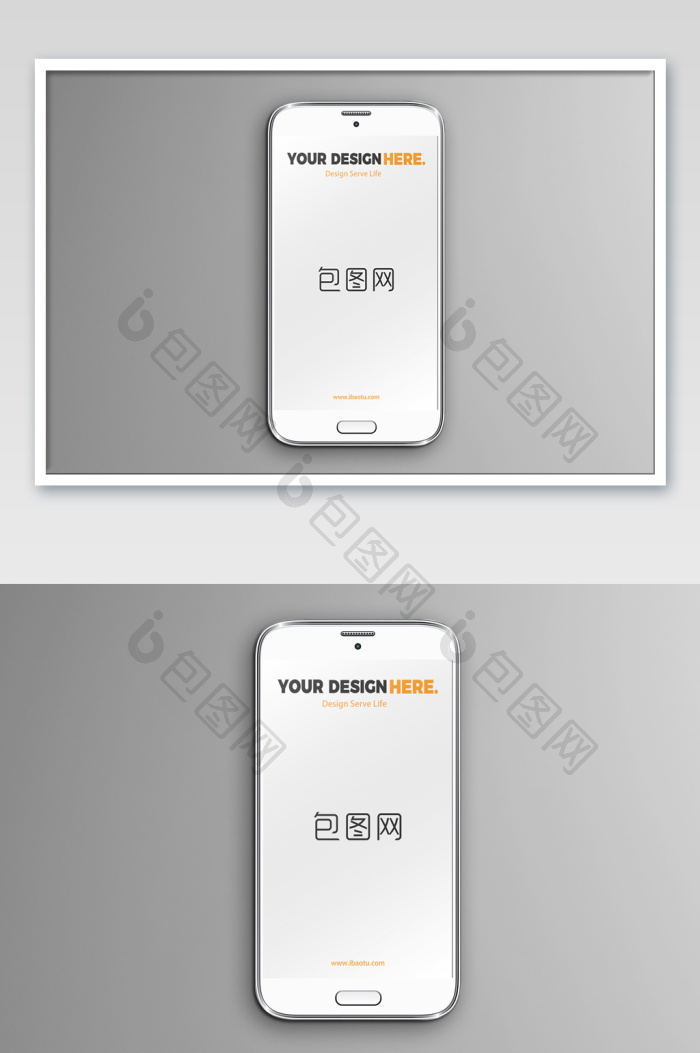 安卓手机平躺底图app展示模板-包图网