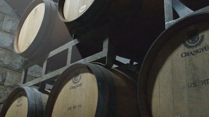 地下酒窖橡木桶酒桶葡萄酒储藏保存储存酿酒