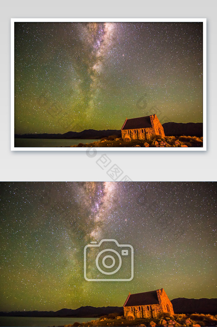 新西兰的极光银河自然风光摄影图片图片