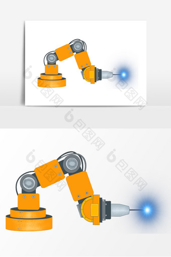 智能化的机械手臂元素图片
