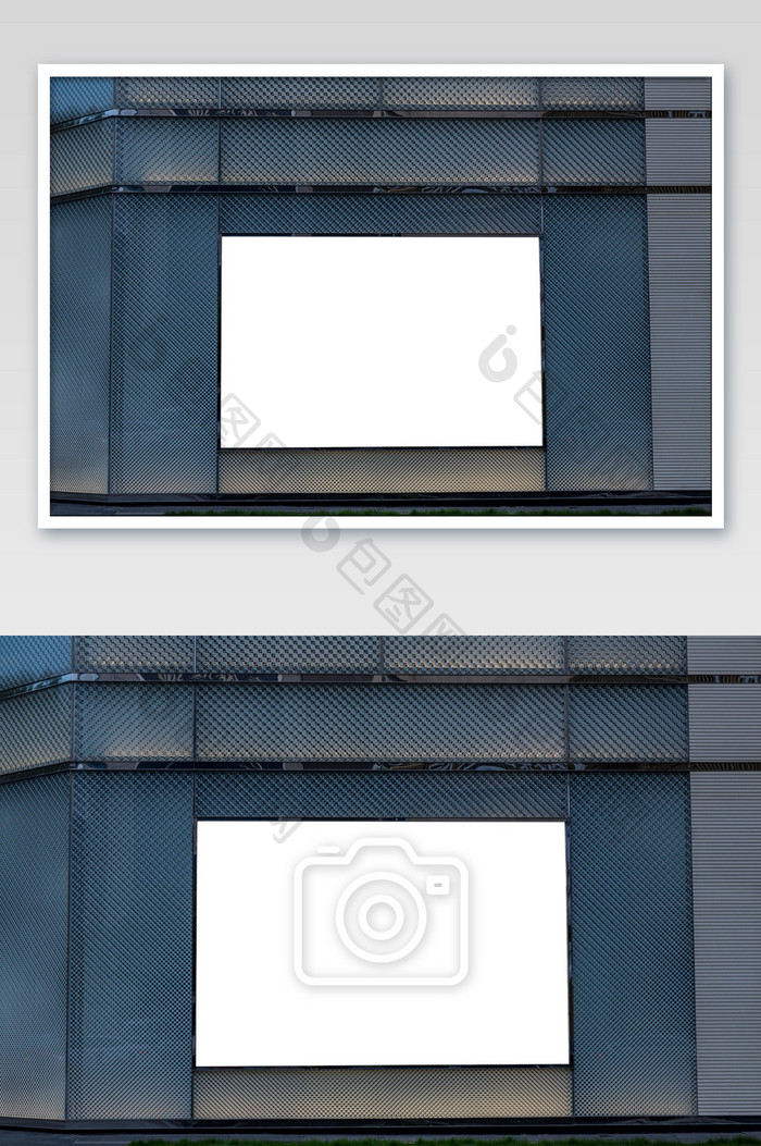 楼外墙体装饰空白广告图