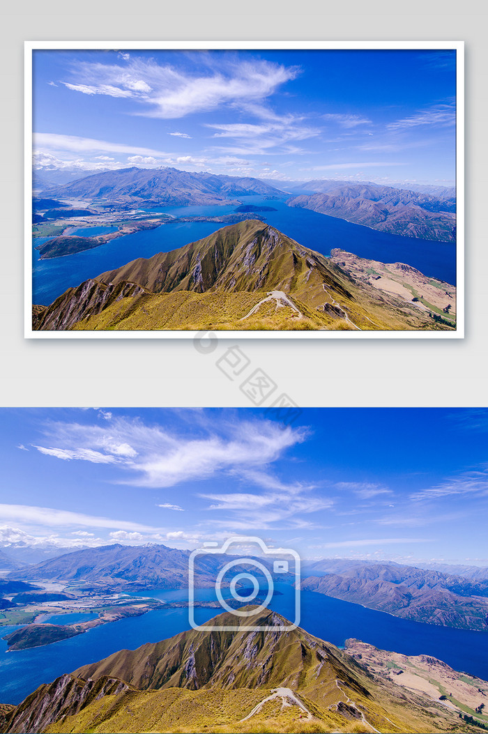 新西兰罗伊山山顶自然风光摄影图片