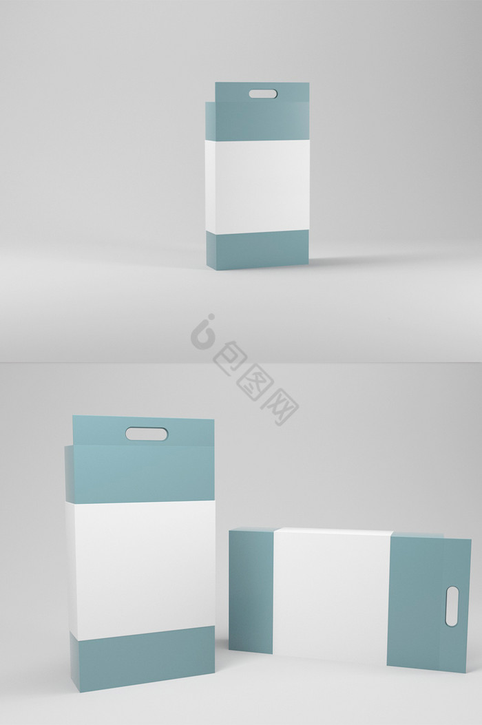 包装盒产品包装c4d产品模型样机