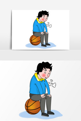 叹气的男人形象