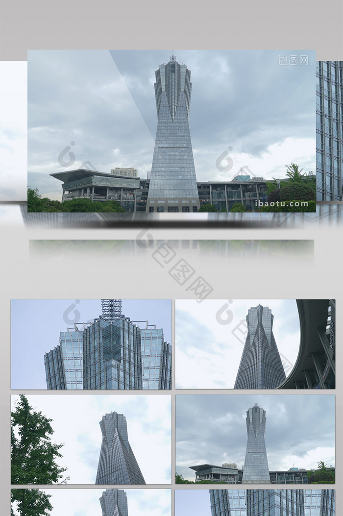 杭州西湖文化广场建筑地标