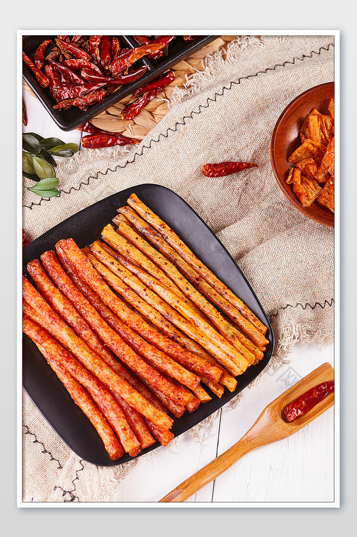 辣棒大面筋辣条面筋豆制品零食