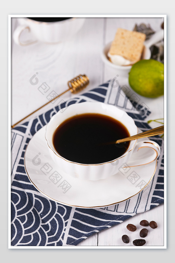 美式咖啡饮料下午茶饮品美食摄影图片