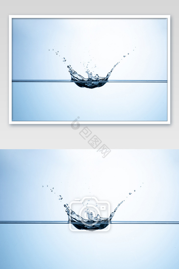 水面水花飞溅素材创意摄影图片