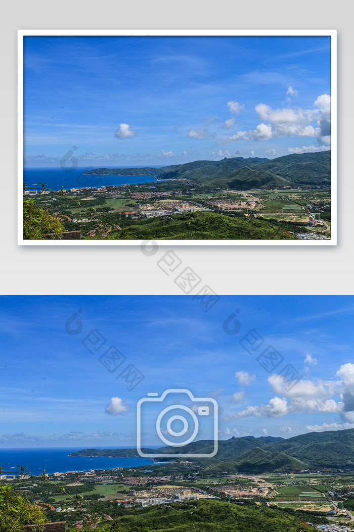 海南三亚湾风景摄影图片