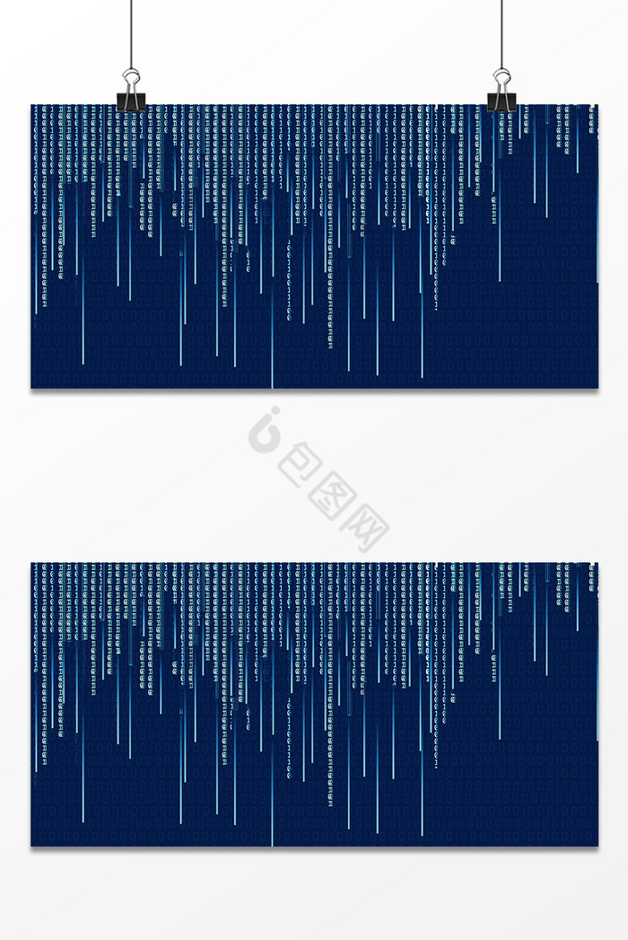 科技数字01数字排版文字图片