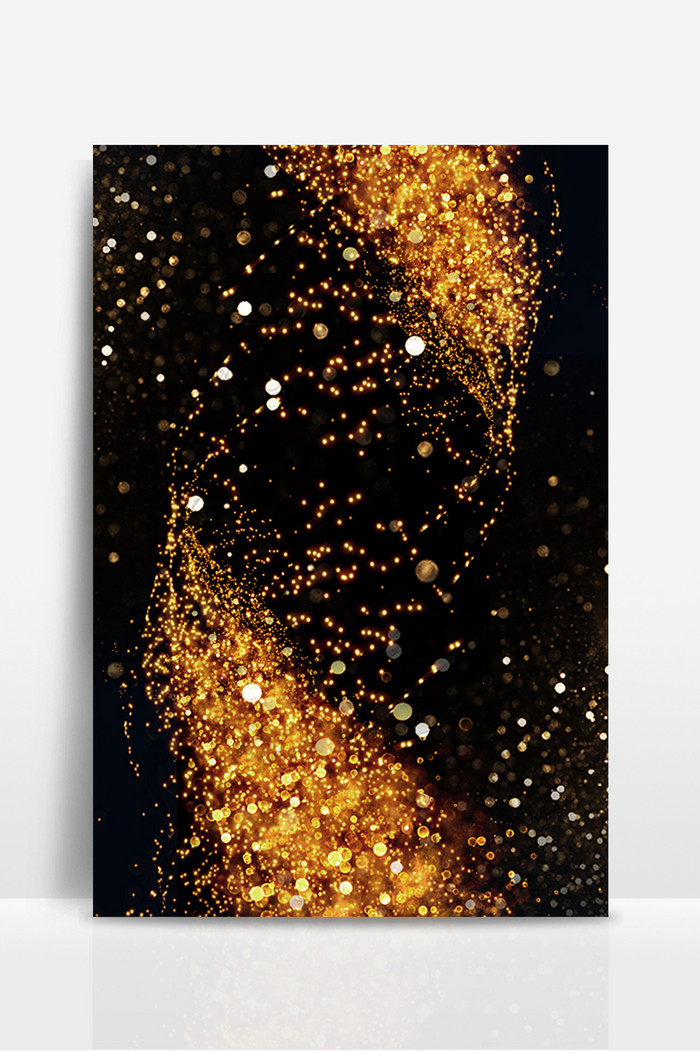 闪烁炫酷特效金色亮片背景图片素材免费下载,本次作品主题是广告设计