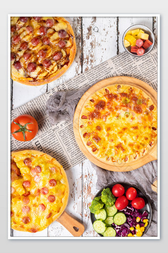 意大利披萨美食摄影图片