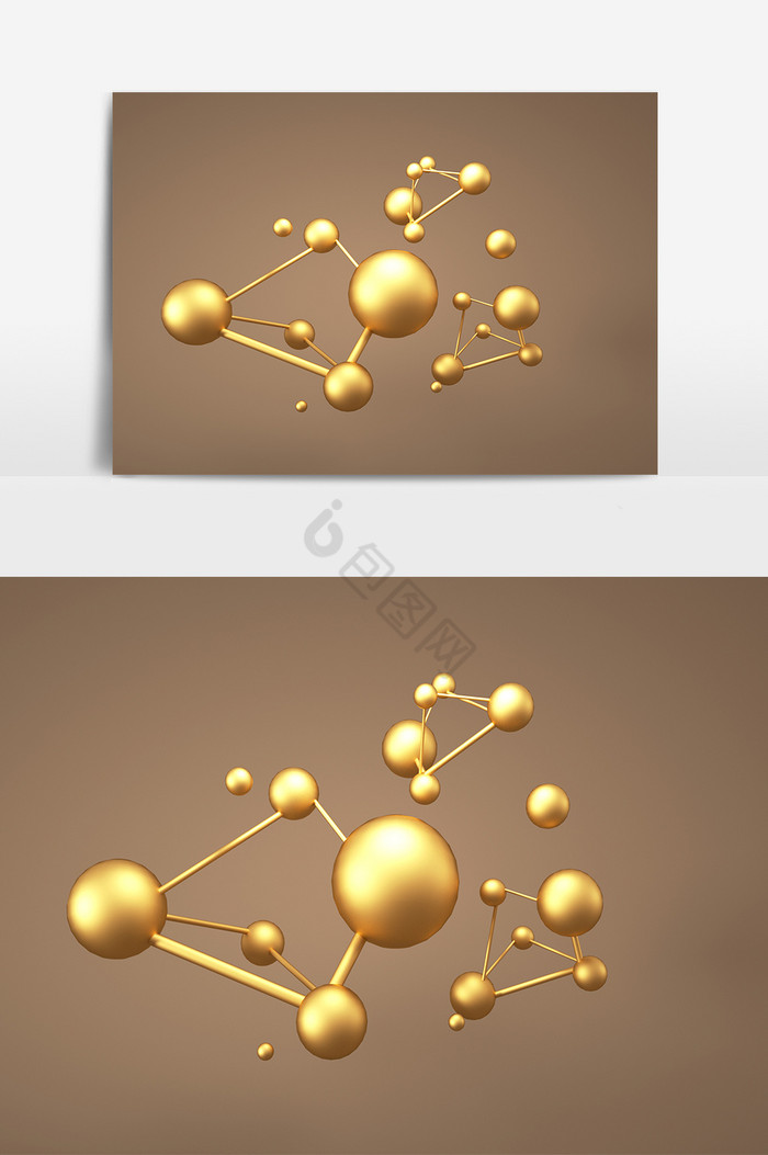 C4D细胞科技装饰图片