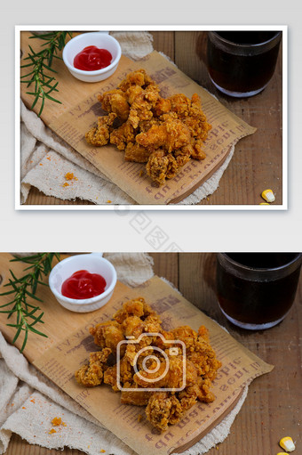 街头小吃鸡米花