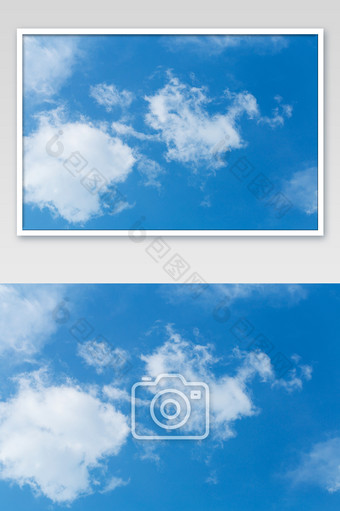 云淡风轻蓝天白云背景图片