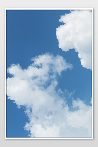 蓝天白云背景素材
