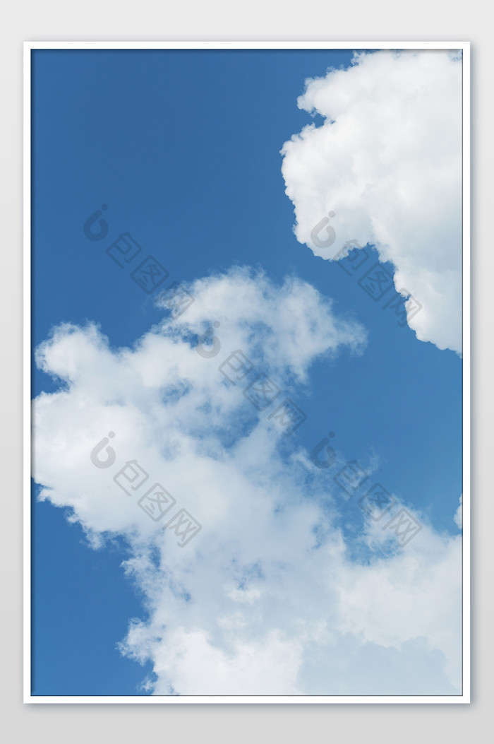 夏季蓝天白云背景素材