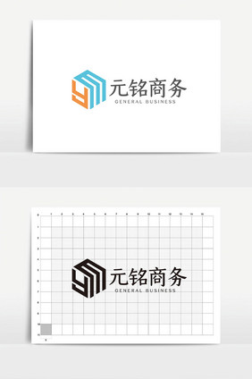 简洁简约大气商务企业logoVI模板