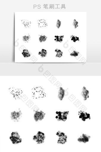 火焰爆炸效果笔刷图片