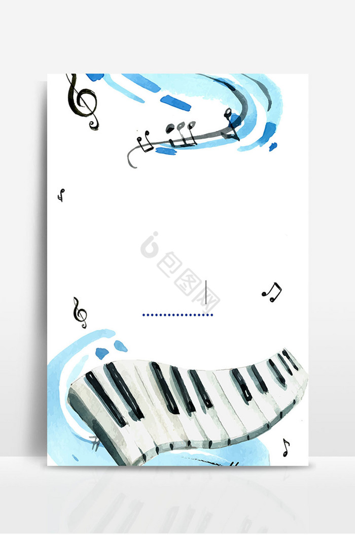 音乐钢琴黑白键图片
