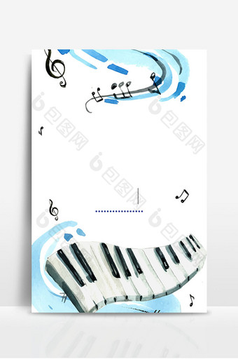 音乐钢琴黑白键背景图片