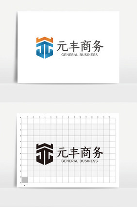 时尚简约大气商务通用logoVI设计