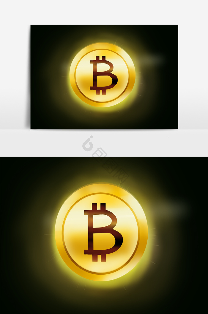 比特币logo图片-包图网