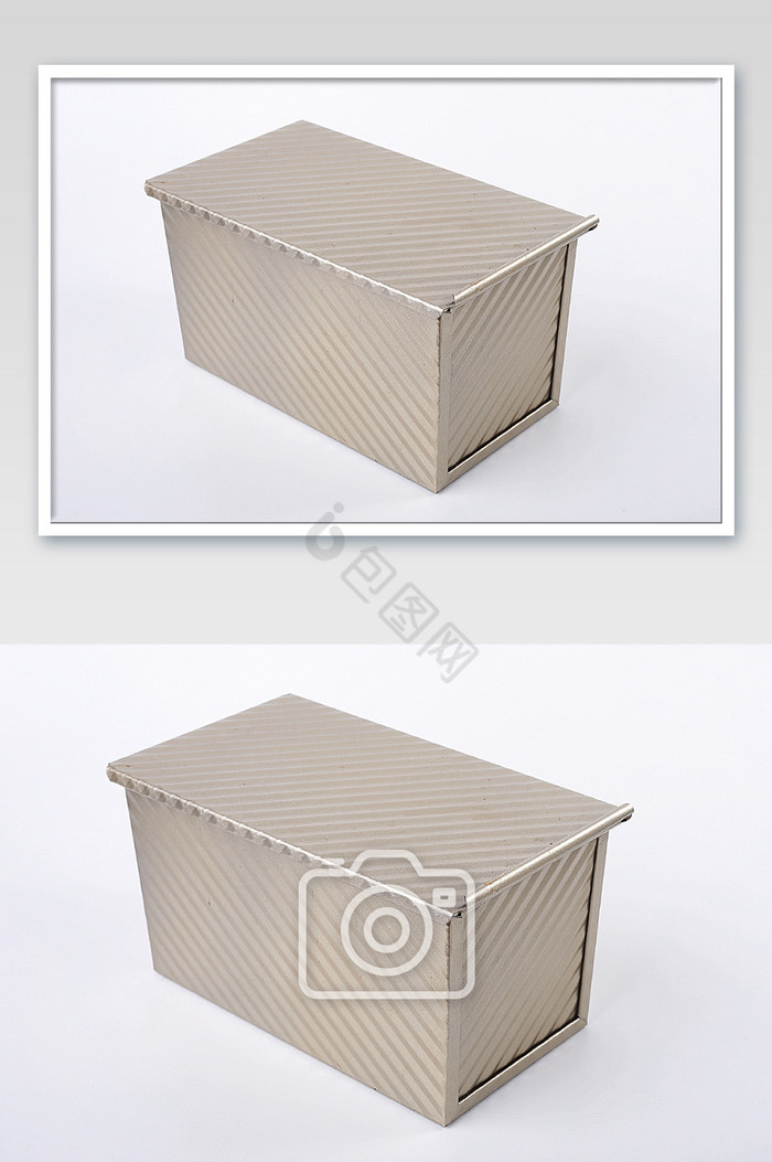 吐司模具面包模具吐司盒烤箱烘焙摄影图片