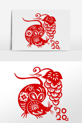 鼠年吃葡萄的小老鼠图片