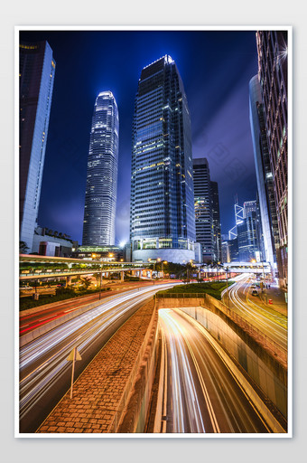 香港西环城市夜景风光图图片