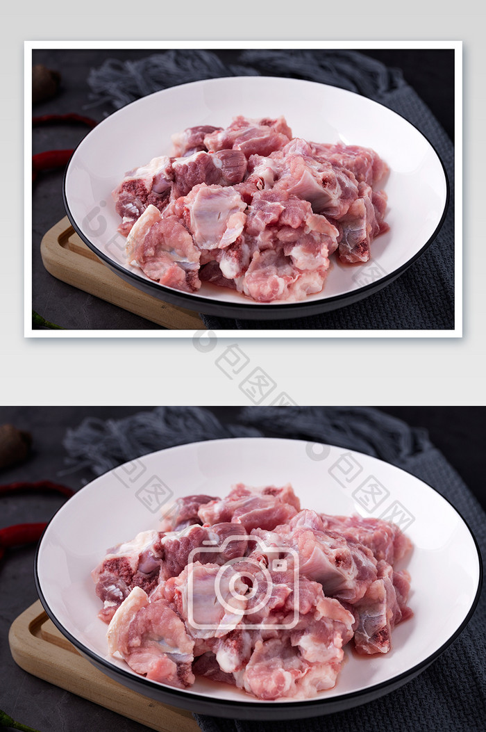 鲜猪排肋排鲜猪肉食材