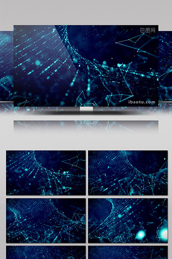 科幻网络高科技数据系统数字背景视频素材图片