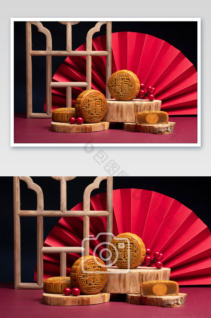 传统节日月饼中秋节图片