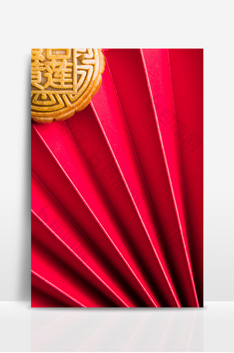 红色质感纹理中秋节月饼背景图片