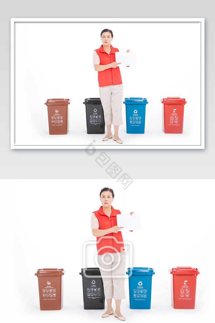 垃圾分类志愿者指导员垃圾分类图片